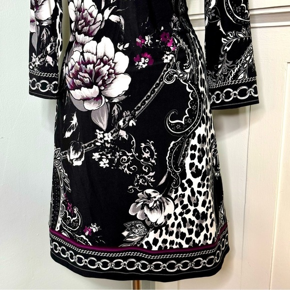 White House Black Market Floral Shift Dress Large - Picture 8 of 10
